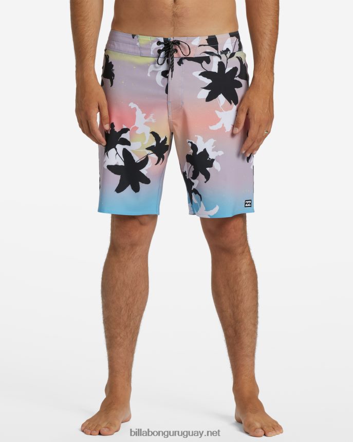 Bañador sundays pro performance 19\'\' hombres pastel DR684471 Billabong