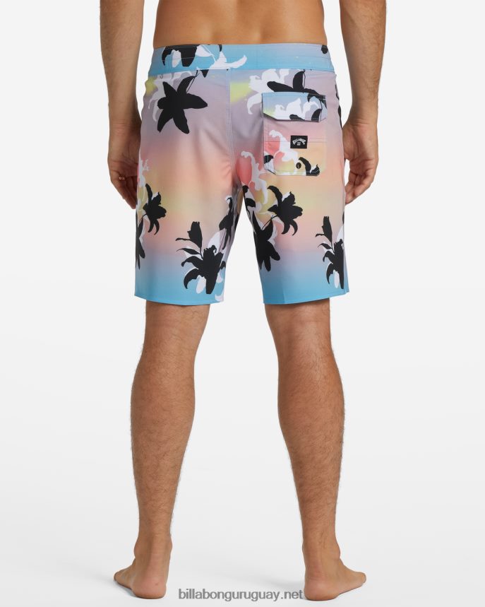 Bañador sundays pro performance 19\'\' hombres pastel DR684471 Billabong