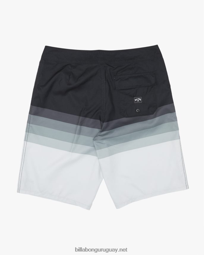 shorts de baño de rayas platino 20\'\' hombres gris DR684430 Billabong