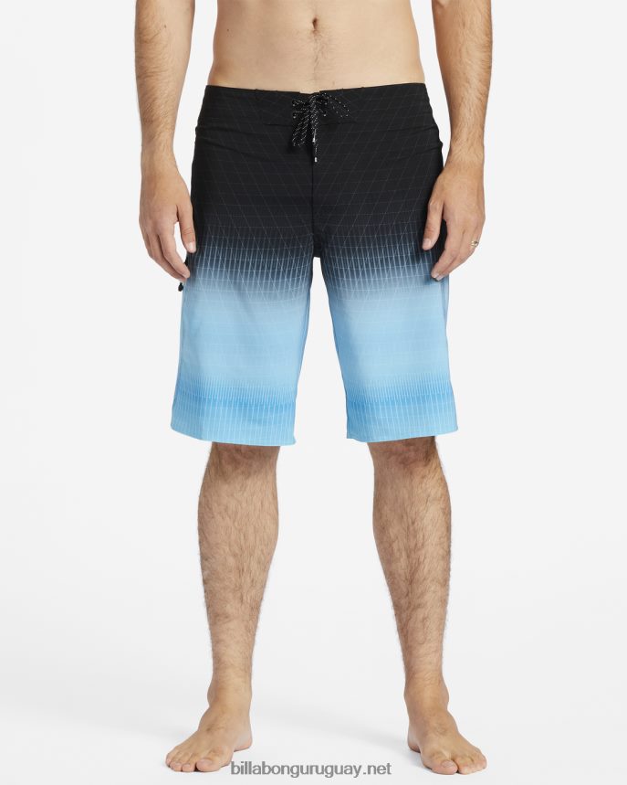 shorts de baño fluidos pro performance 20\'\' hombres azul neón DR684495 Billabong
