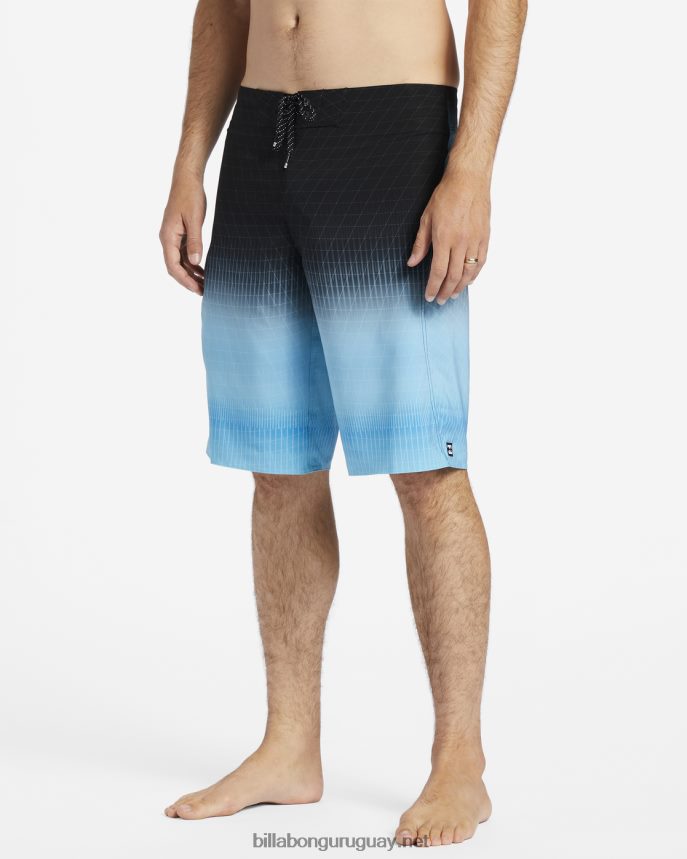 shorts de baño fluidos pro performance 20\'\' hombres azul neón DR684495 Billabong