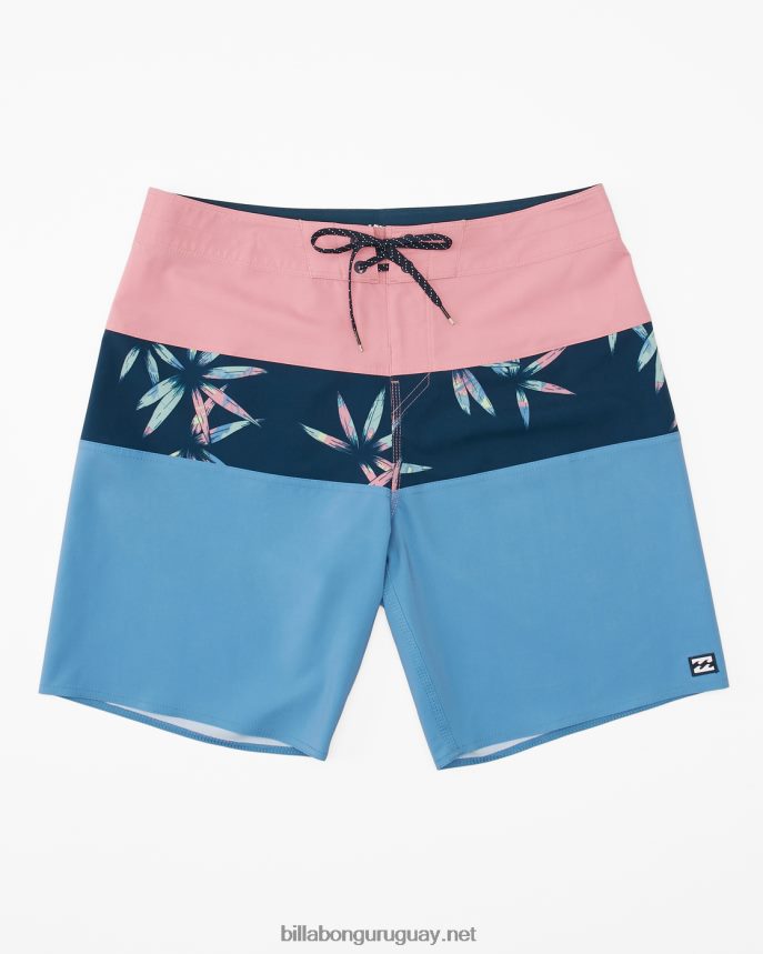 shorts de baño tribong pro 19'' hombres neblina azul DR684429 Billabong