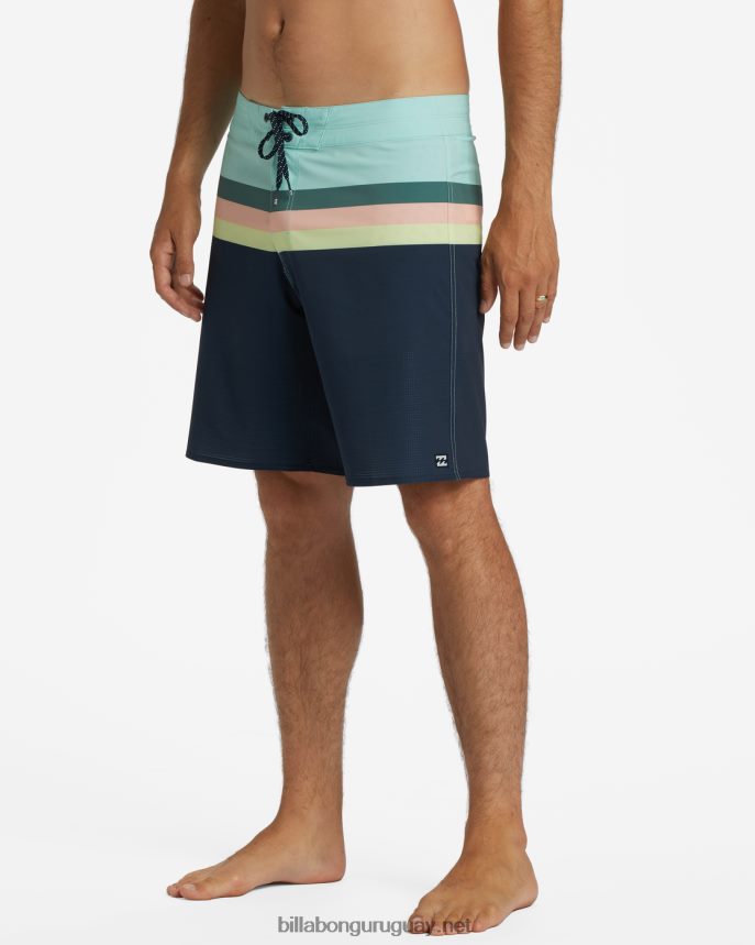 shorts de playa Momentum Airlite Performance 19\'\' hombres menta DR684483 Billabong