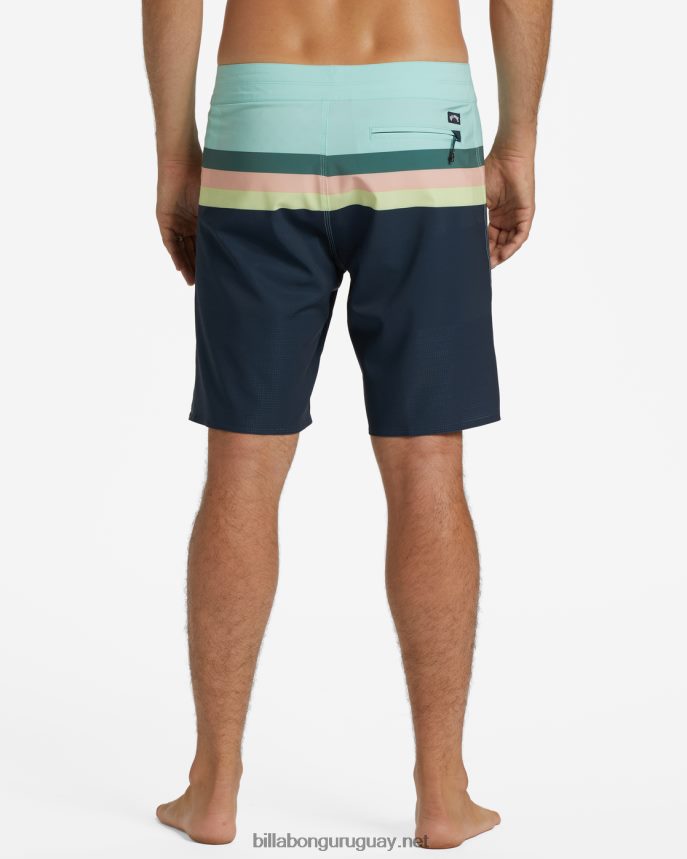 shorts de playa Momentum Airlite Performance 19\'\' hombres menta DR684483 Billabong