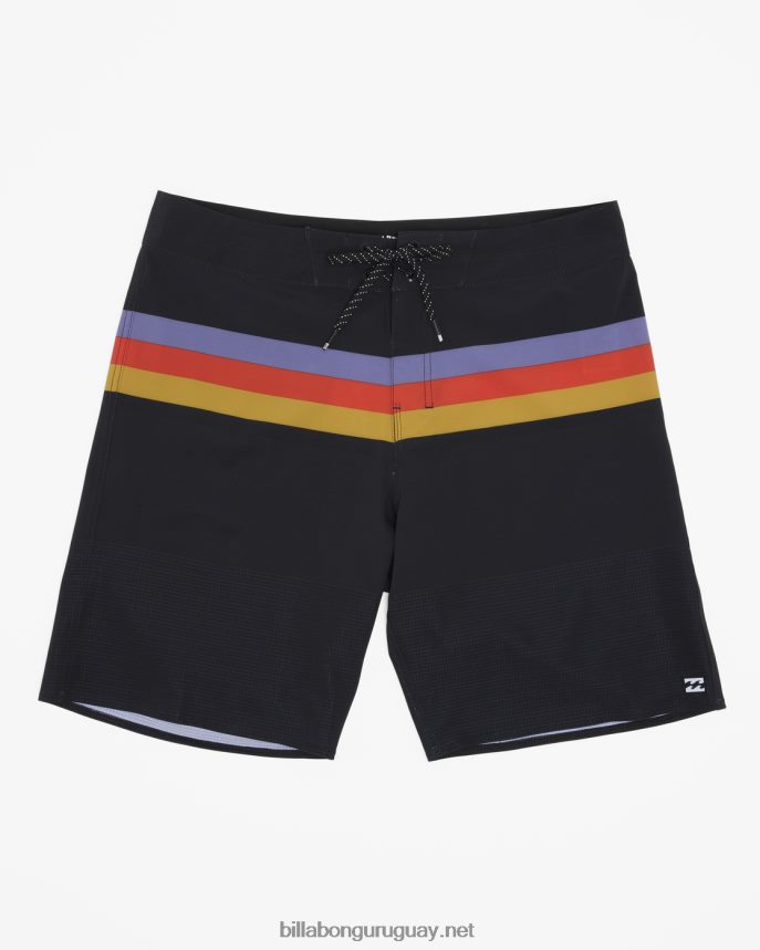 shorts de playa Momentum Airlite Performance 19'' hombres negro DR684481 Billabong