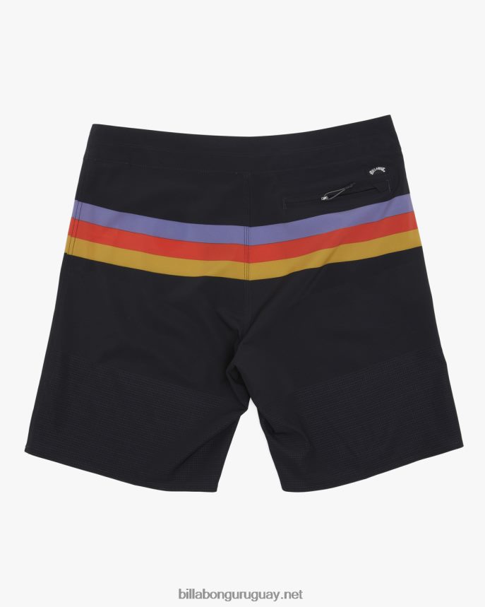 shorts de playa Momentum Airlite Performance 19\'\' hombres negro DR684481 Billabong