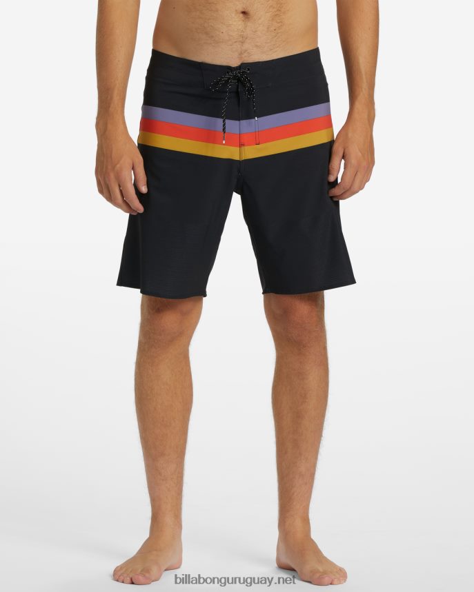 shorts de playa Momentum Airlite Performance 19\'\' hombres negro DR684481 Billabong