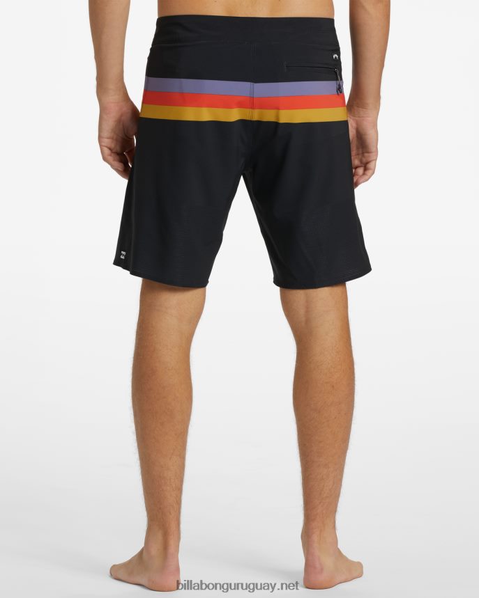 shorts de playa Momentum Airlite Performance 19\'\' hombres negro DR684481 Billabong