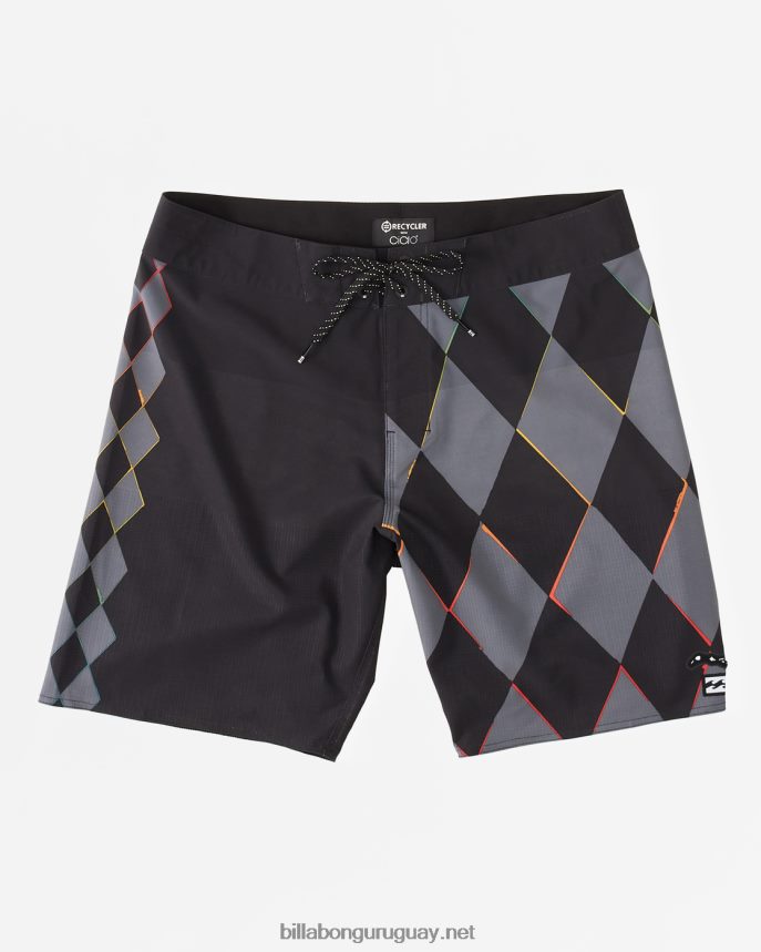 shorts de playa andy irons d'bah airlite 20'' hombres carbón DR6844148 Billabong