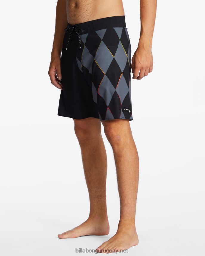 shorts de playa andy irons d\'bah airlite 20\'\' hombres carbón DR6844148 Billabong