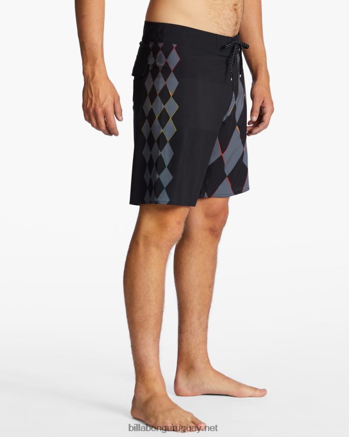 shorts de playa andy irons d\'bah airlite 20\'\' hombres carbón DR6844148 Billabong