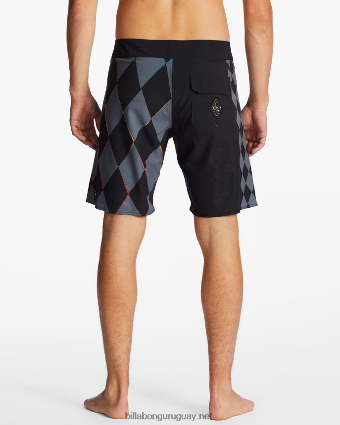 shorts de playa andy irons d\'bah airlite 20\'\' hombres carbón DR6844148 Billabong
