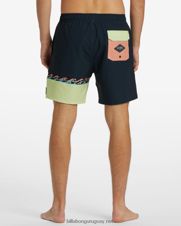 shorts de playa burleigh layback 17\'\' hombres Armada DR684411 Billabong