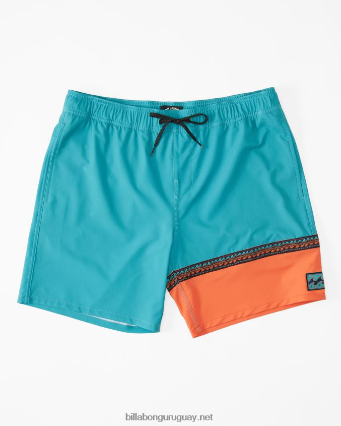 shorts de playa burleigh layback 17'' hombres agua DR6844110 Billabong
