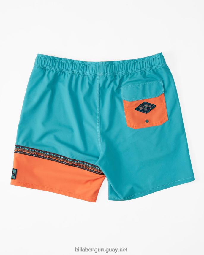 shorts de playa burleigh layback 17\'\' hombres agua DR6844110 Billabong