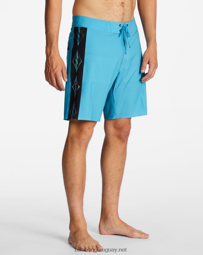 shorts de playa d bah airlite performance 19\'\' hombres azul brillante DR6844119 Billabong