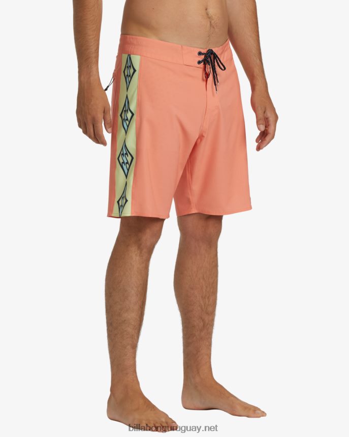 shorts de playa d bah airlite performance 19\'\' hombres melón neón DR684418 Billabong