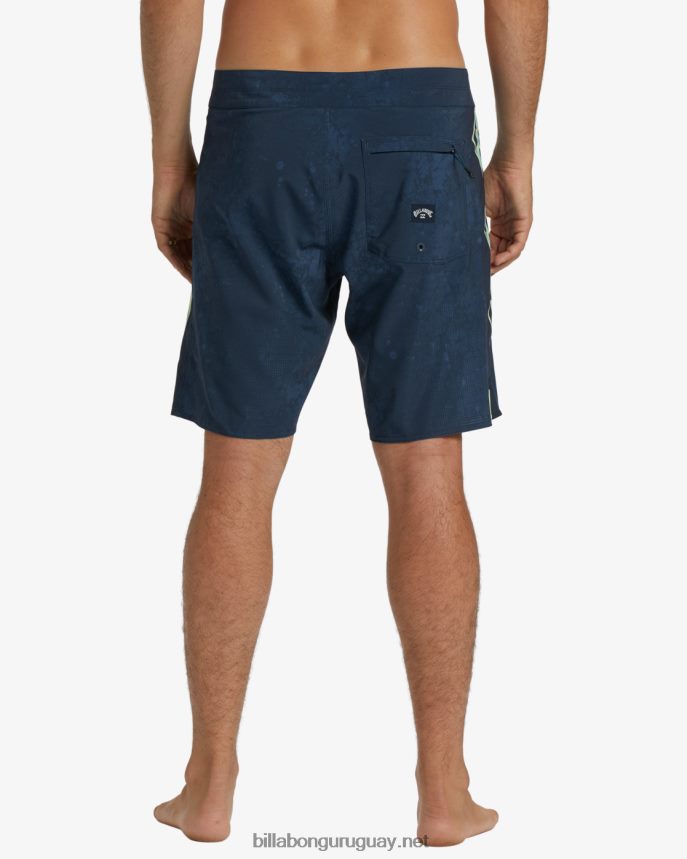shorts de playa d bah airlite performance 19\'\' hombres índigo DR684420 Billabong