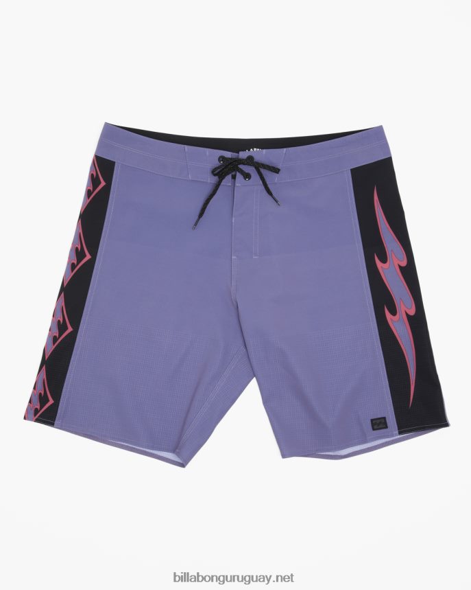 shorts de playa d bah airlite performance 19'' hombres neblina púrpura DR684419 Billabong