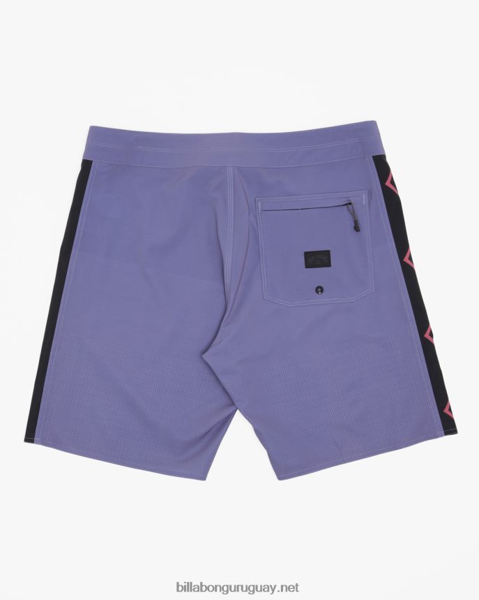 shorts de playa d bah airlite performance 19\'\' hombres neblina púrpura DR684419 Billabong