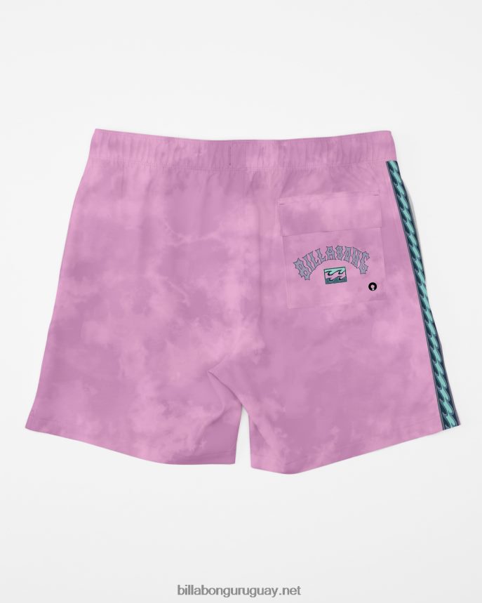 shorts de playa d bah layback 17\'\' hombres Rosa neón DR6844205 Billabong