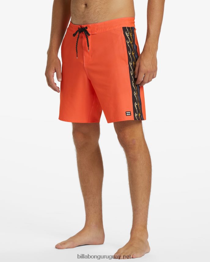 shorts de playa d bah lo tide 18\'\' hombres coral DR684493 Billabong