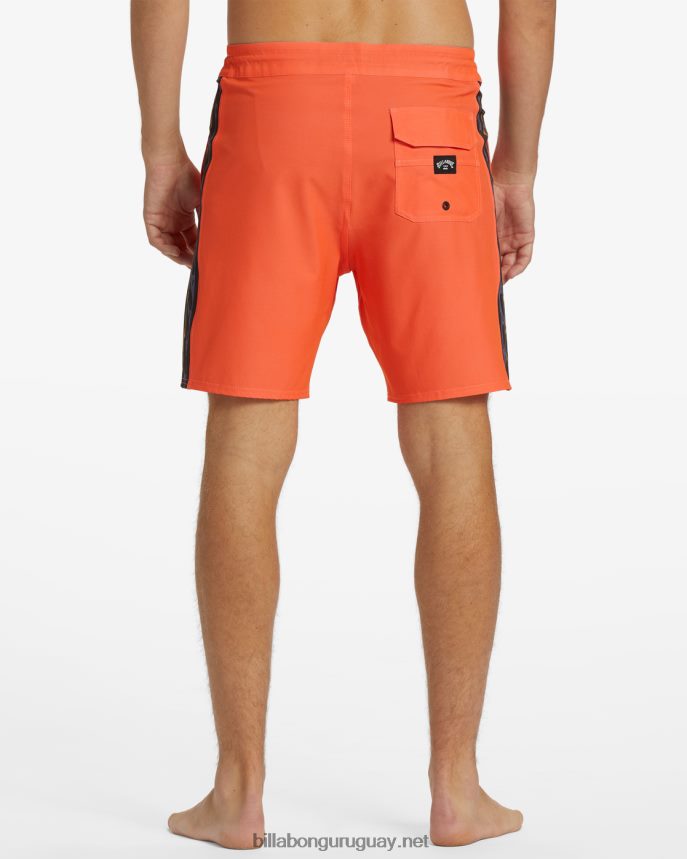 shorts de playa d bah lo tide 18\'\' hombres coral DR684493 Billabong