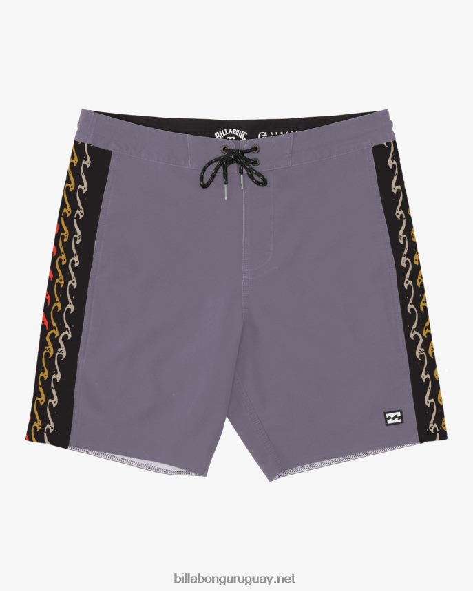 shorts de playa d bah lo tide 18'' hombres lavanda DR6844169 Billabong