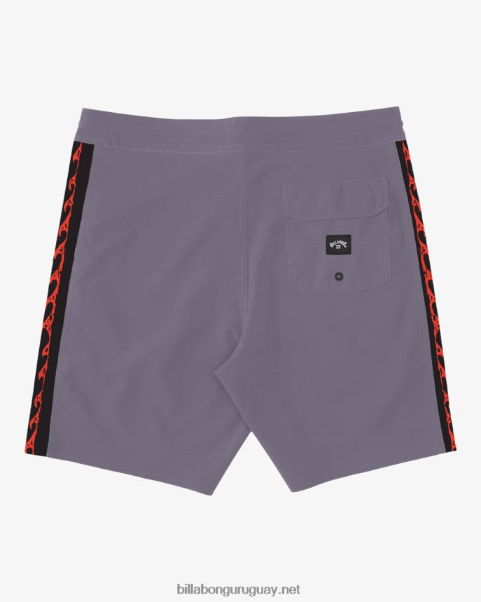 shorts de playa d bah lo tide 18\'\' hombres lavanda DR6844169 Billabong