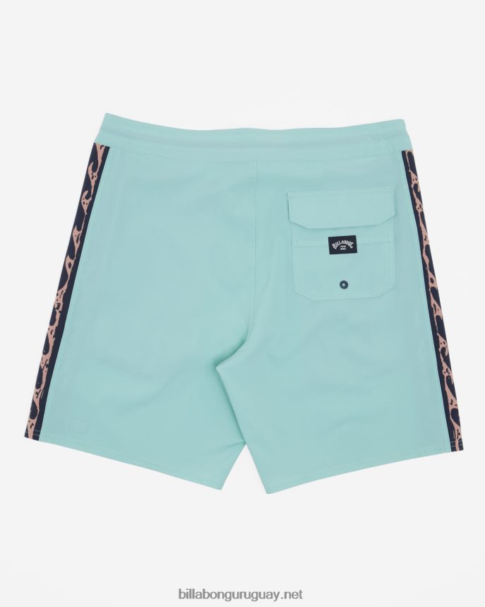 shorts de playa d bah lo tide 18\'\' hombres menta DR684441 Billabong