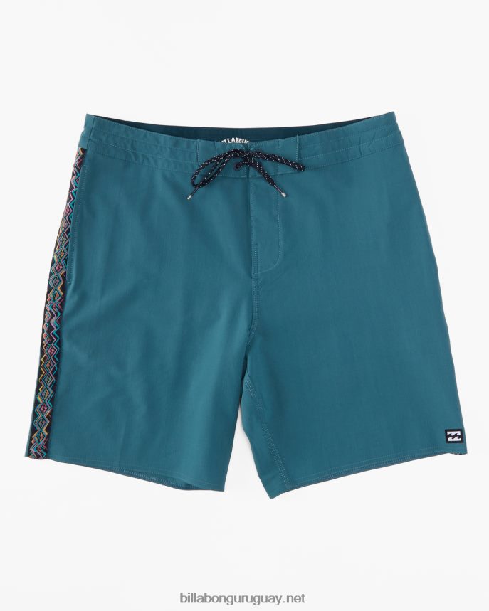 shorts de playa d bah lo tide 18'' hombres neblina azul DR6844190 Billabong
