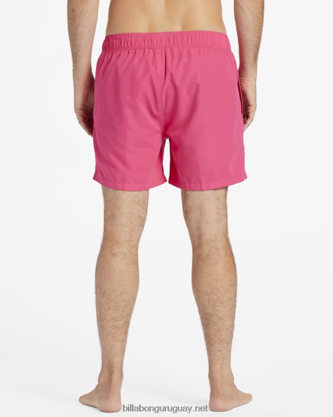 shorts de playa de 16\'\' para todo el día hombres Rosa neón DR684445 Billabong