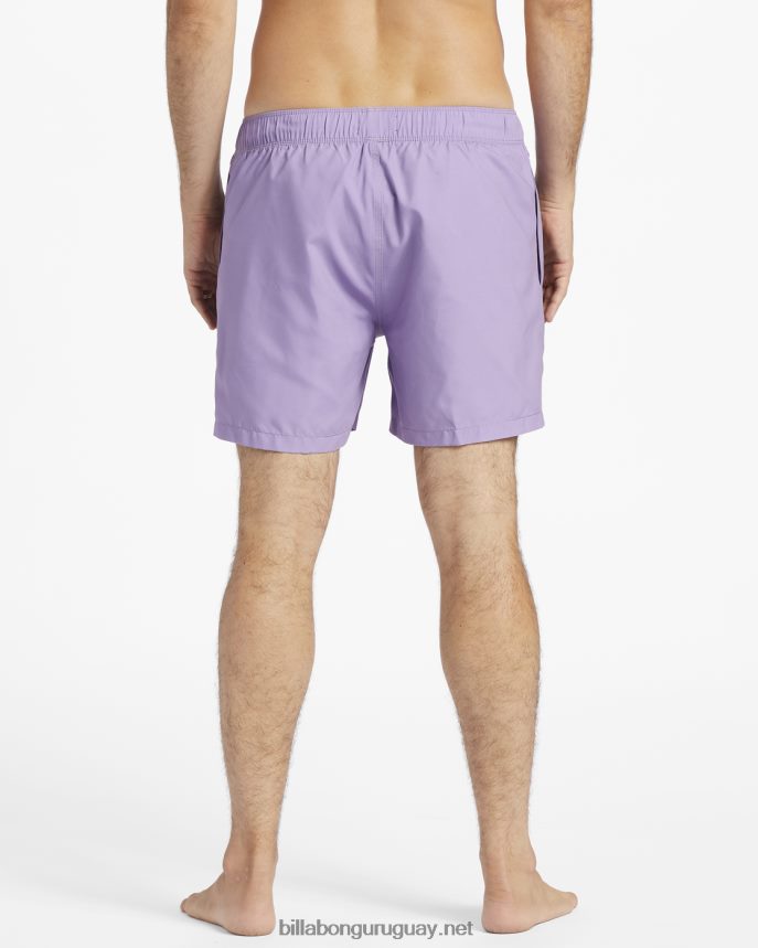 shorts de playa de 16\'\' para todo el día hombres lila DR684454 Billabong
