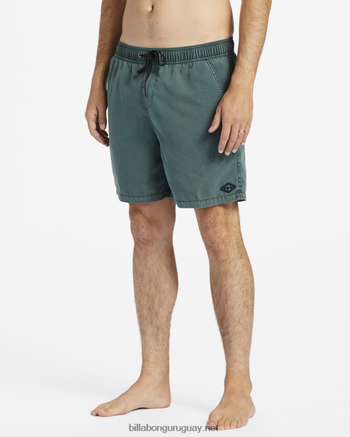 shorts de playa de 17\'\' para todo el día hombres ciprés DR684452 Billabong