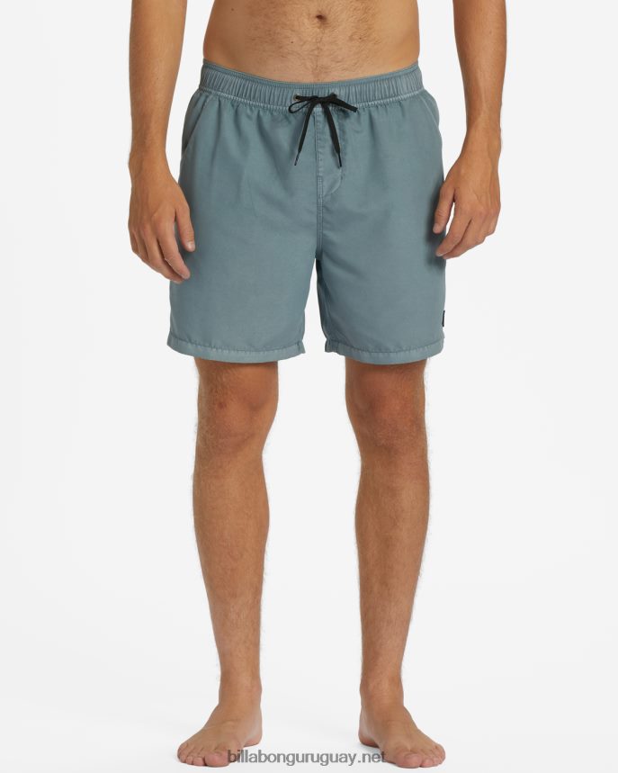 shorts de playa de 17\'\' para todo el día hombres neblina azul DR684437 Billabong