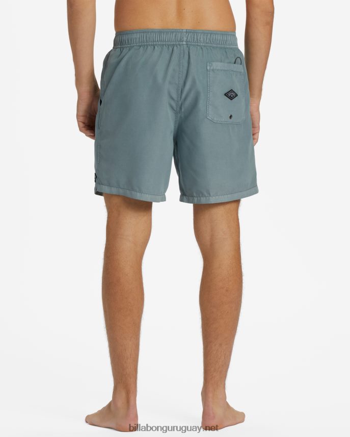 shorts de playa de 17\'\' para todo el día hombres neblina azul DR684437 Billabong
