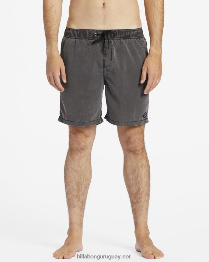 shorts de playa de 17\'\' para todo el día hombres negro DR684435 Billabong