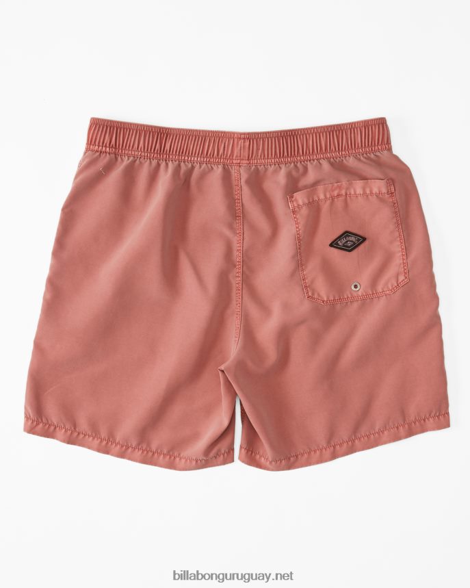 shorts de playa de 17\'\' para todo el día hombres rojo polvoriento DR684434 Billabong