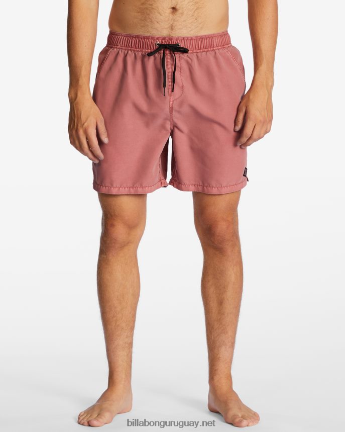 shorts de playa de 17\'\' para todo el día hombres rojo polvoriento DR684434 Billabong