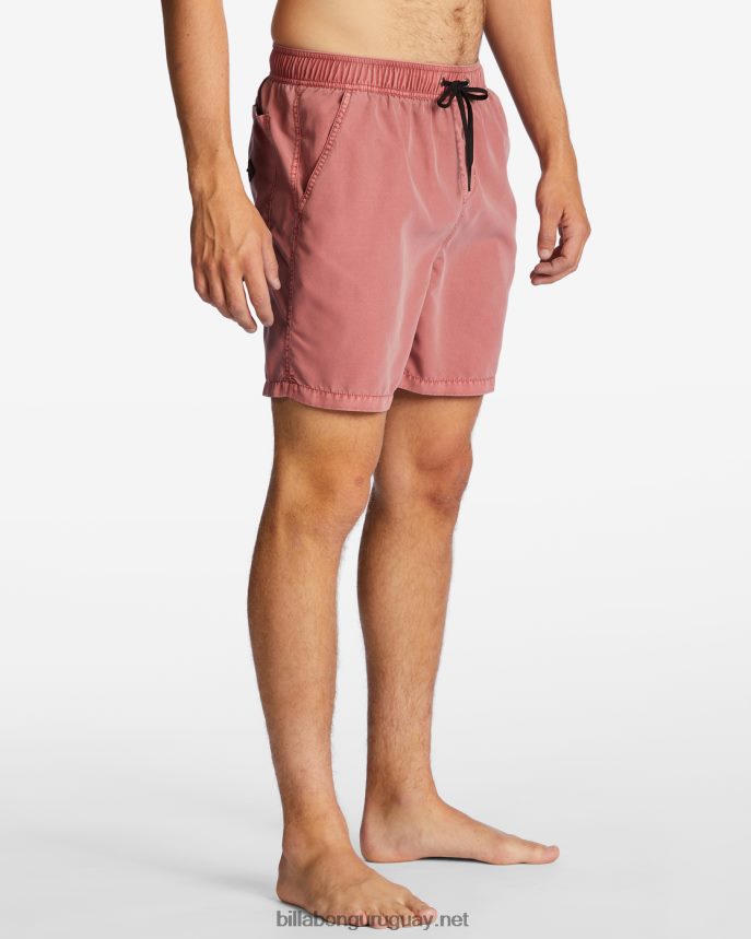 shorts de playa de 17\'\' para todo el día hombres rojo polvoriento DR684434 Billabong