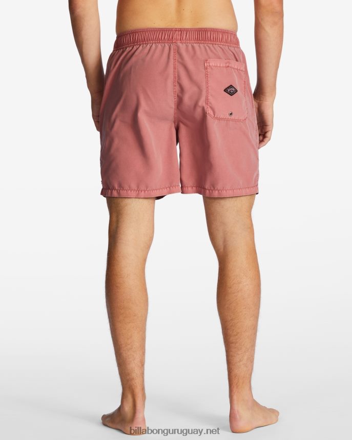 shorts de playa de 17\'\' para todo el día hombres rojo polvoriento DR684434 Billabong