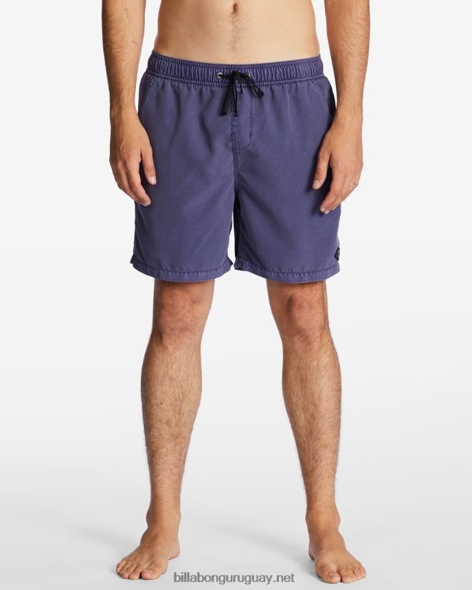 shorts de playa de 17\'\' para todo el día hombres uva polvorienta DR684459 Billabong