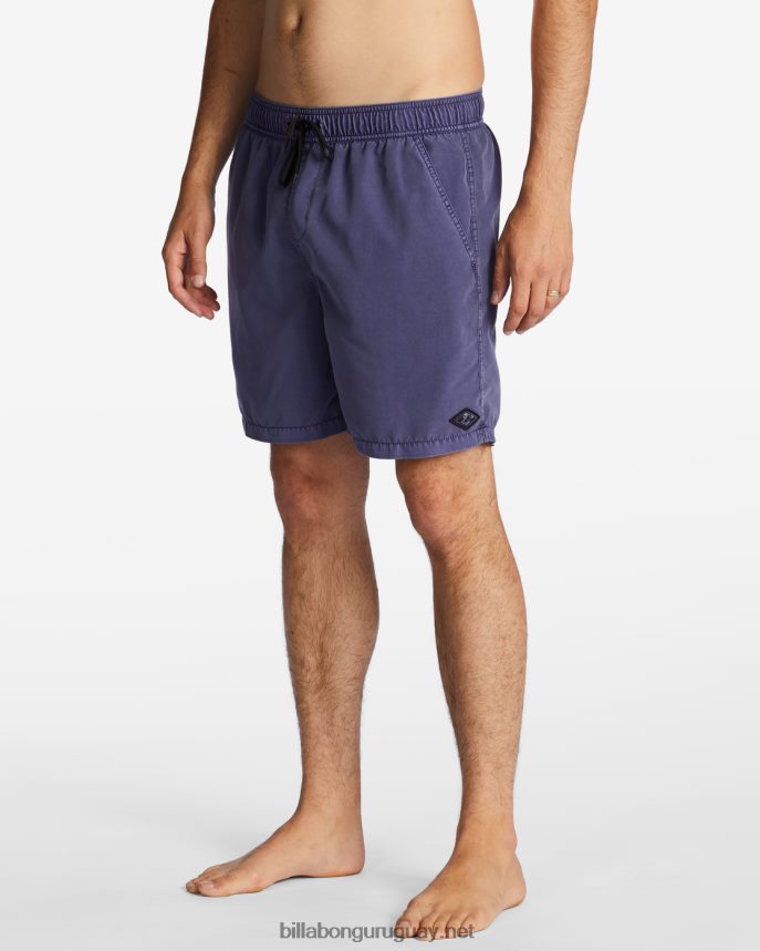 shorts de playa de 17\'\' para todo el día hombres uva polvorienta DR684459 Billabong