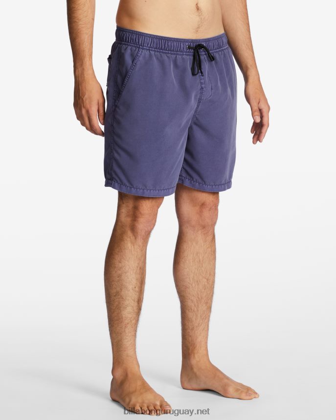 shorts de playa de 17\'\' para todo el día hombres uva polvorienta DR684459 Billabong