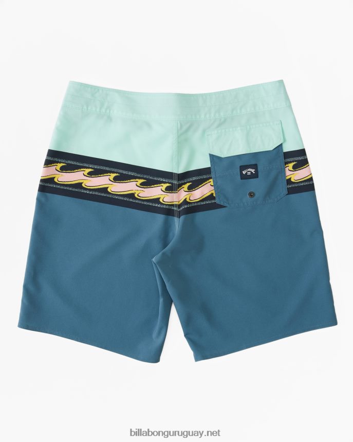 shorts de playa de 19\'\' Momentum Pro Performance hombres neblina azul DR6844179 Billabong