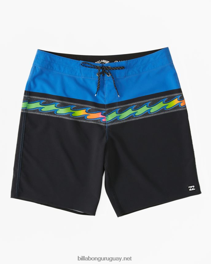 shorts de playa de 19'' Momentum Pro Performance hombres negro DR6844137 Billabong