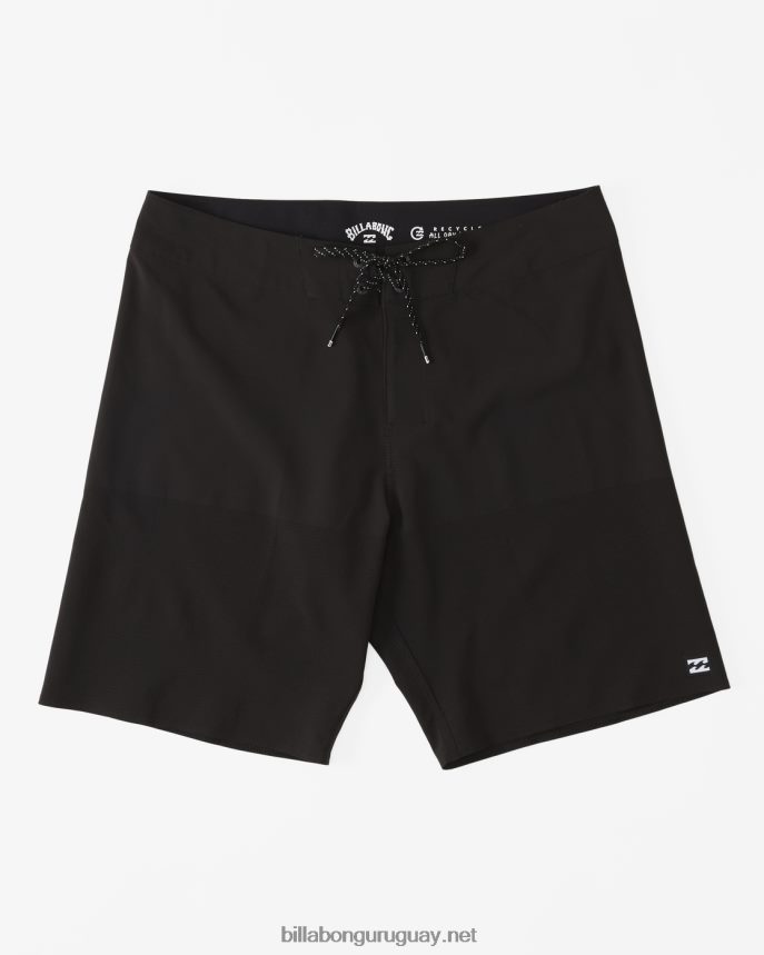 shorts de playa de 19'' para todo el día airlite performance hombres negro DR684490 Billabong