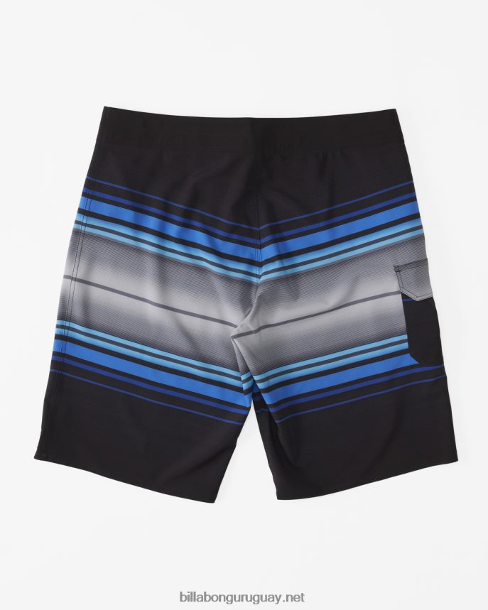 shorts de playa de 20\'\' de rendimiento profesional con rayas para todo el día hombres negro DR6844152 Billabong