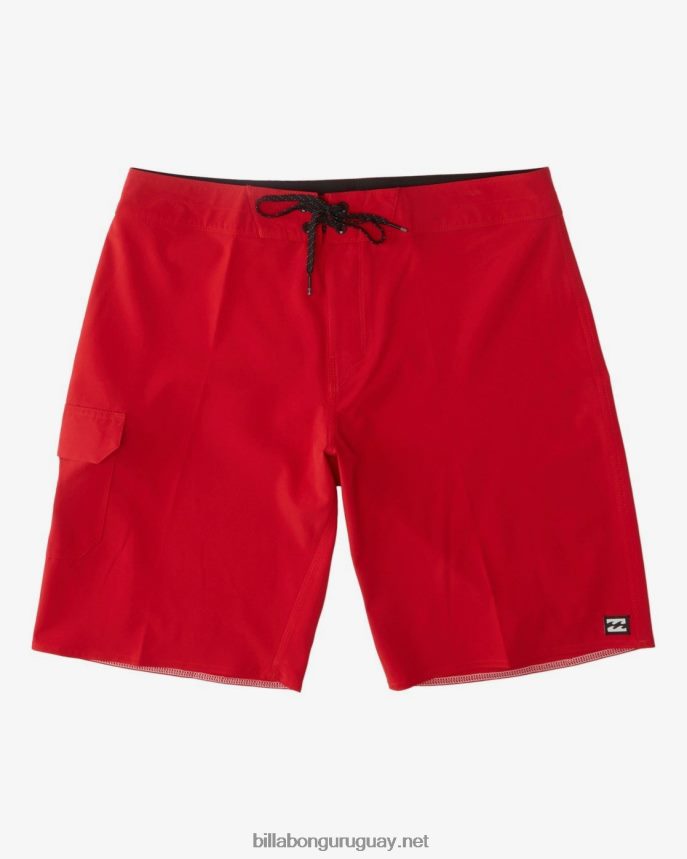 shorts de playa de 20'' hombres salvavidas rojo DR6844100 Billabong