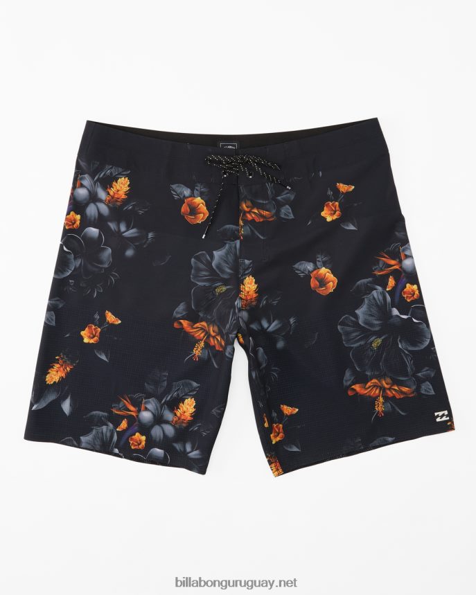 shorts de playa kamea lava floral airlite performance 19'' hombres negro DR6844118 Billabong